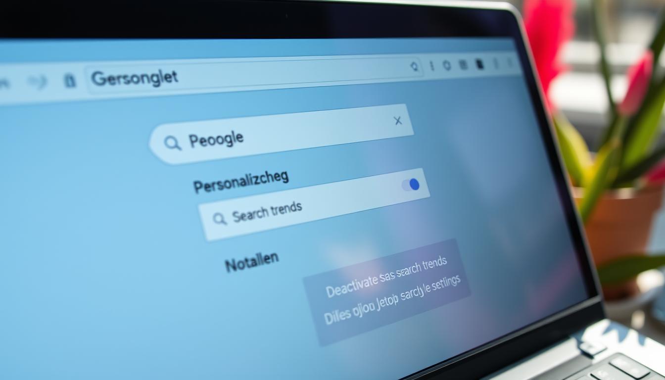 Trends bei Suchanfragen deaktivieren – Google Suche