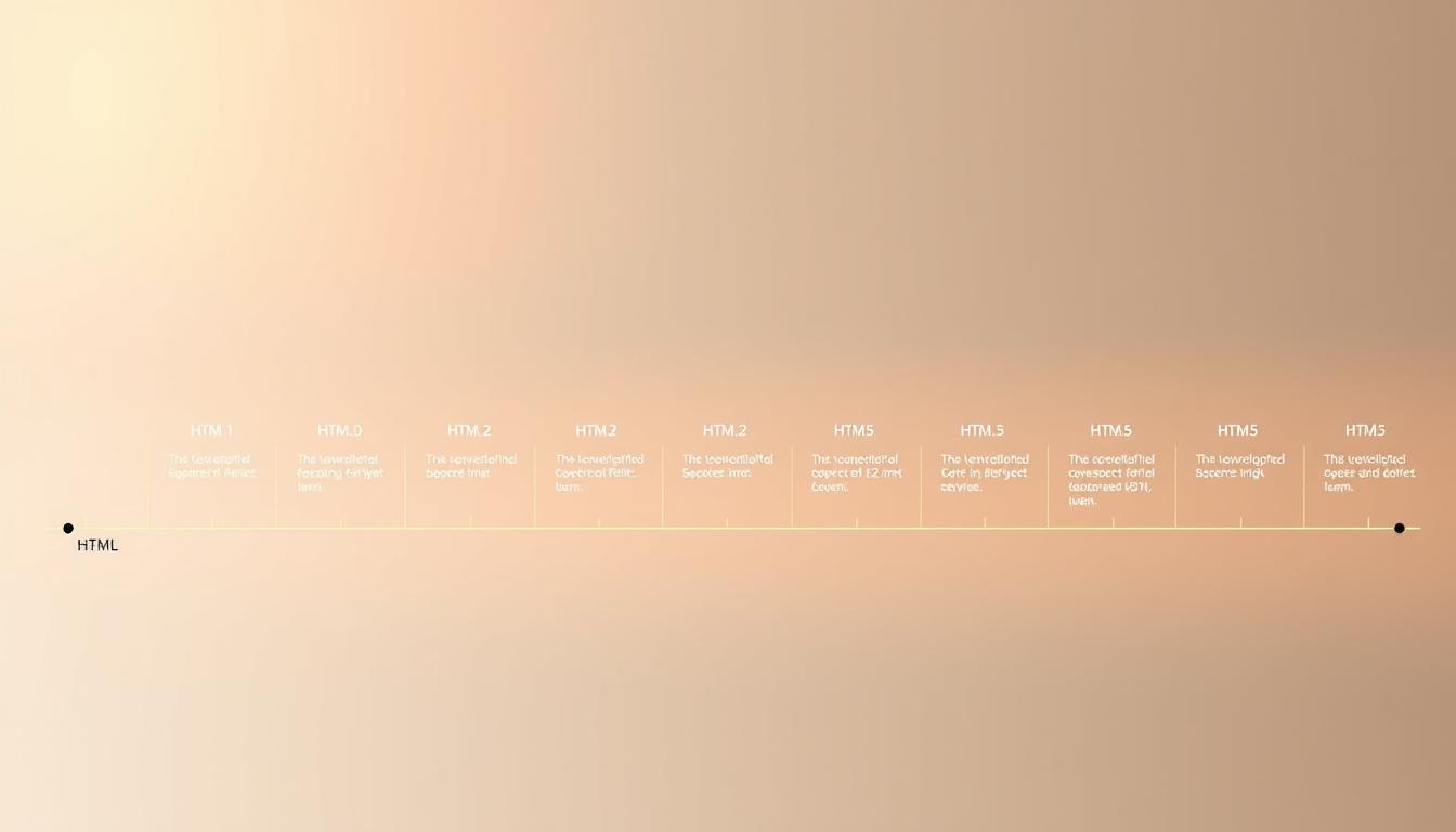 HTML-Versionen Entwicklung